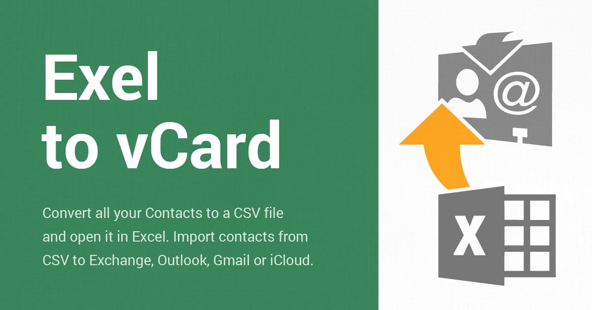 Convert Excel To Vcard Using Free Contacts Converter Software 1689
